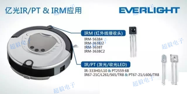 智能掃地機(jī)器人的關(guān)鍵組件:億光IR/PT、IRM